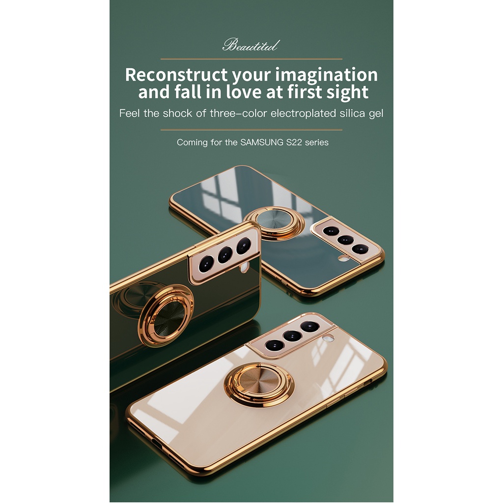 HOCE Ốp Điện Thoại Có Vòng Đỡ Nam Châm Cho Samsung Galaxy S23 S22 A53 A33 S20 S21 Ultra S21Ultra S21 S20 FE Note 20