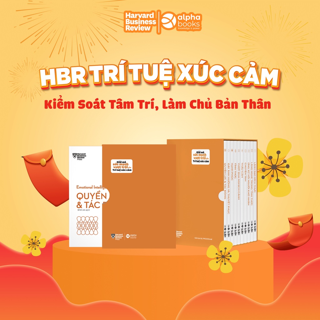 Sách - Boxset HBR Emotional Intelligence - Giải Mã Sức Mạnh Vượt Trội Của Trí Tuệ Xúc Cảm