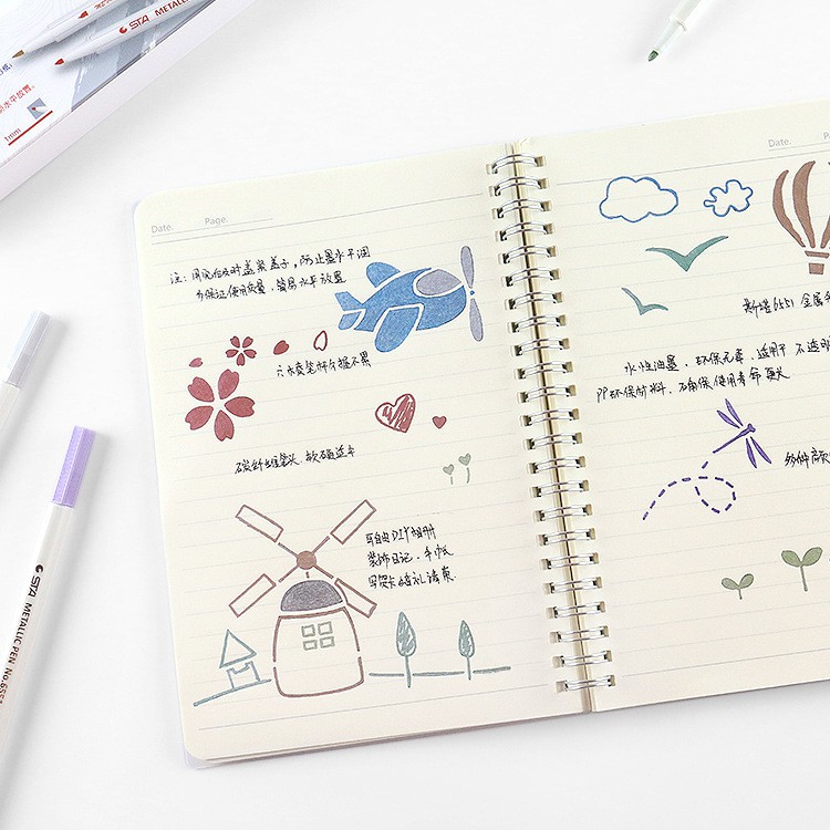 Bộ 10 Cây Bút Màu Xinh Xắn