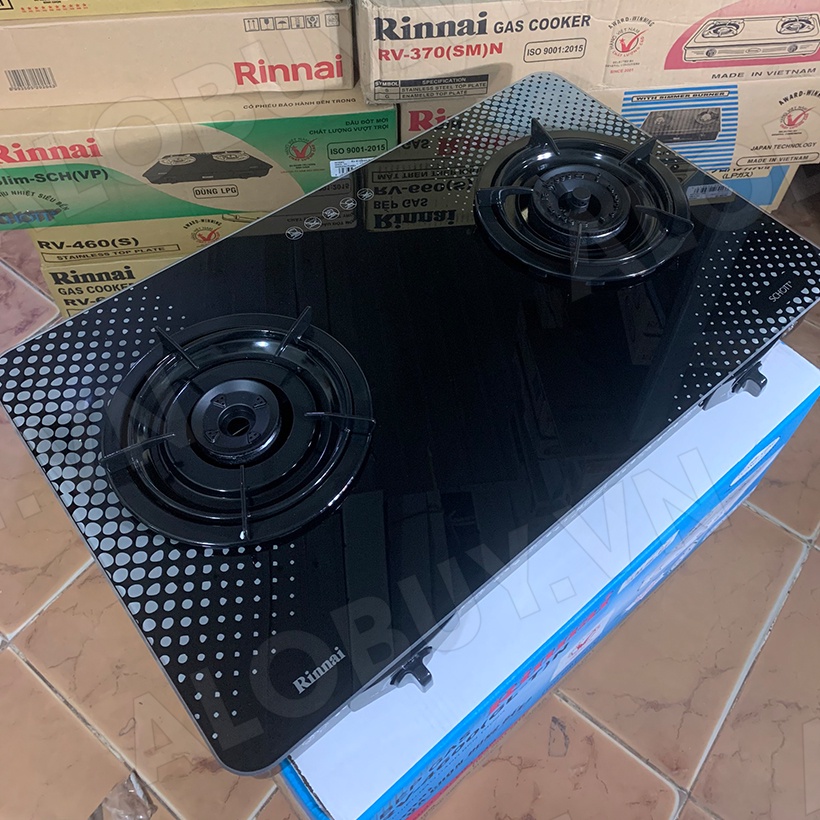 Bếp gas RINNAI 7 tấc RV-715Slim - Chén đồng có đầu hâm tiết kiệm gas