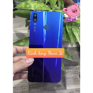 Nắp lưng bằng kính Huawei Nova 3i (kèm kính camera )