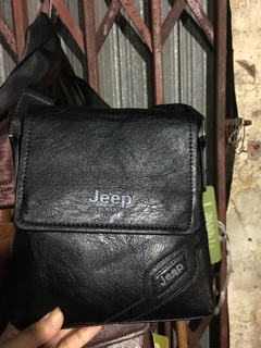 Túi da đeo chéo Jeep nam
