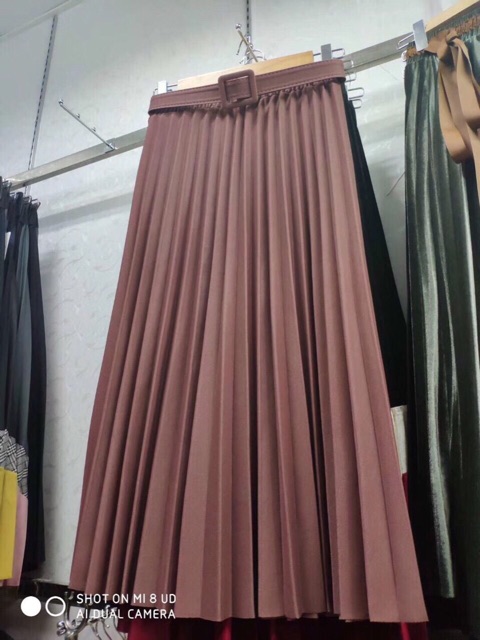 ⚡️FLASH SALE⚡️CHÂN VÁY DÀI XẾP LI KÈM ĐAI ÁNH NHŨ | BigBuy360 - bigbuy360.vn