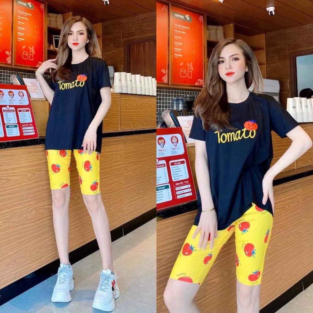 SET BỘ THỜI TRANG LỬNG CÀ CHUA SIÊU DỄ THƯƠNG