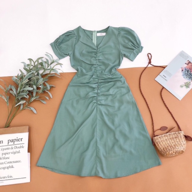 Đầm mint nhúng eo 4 màu (kèm hình thật) | BigBuy360 - bigbuy360.vn