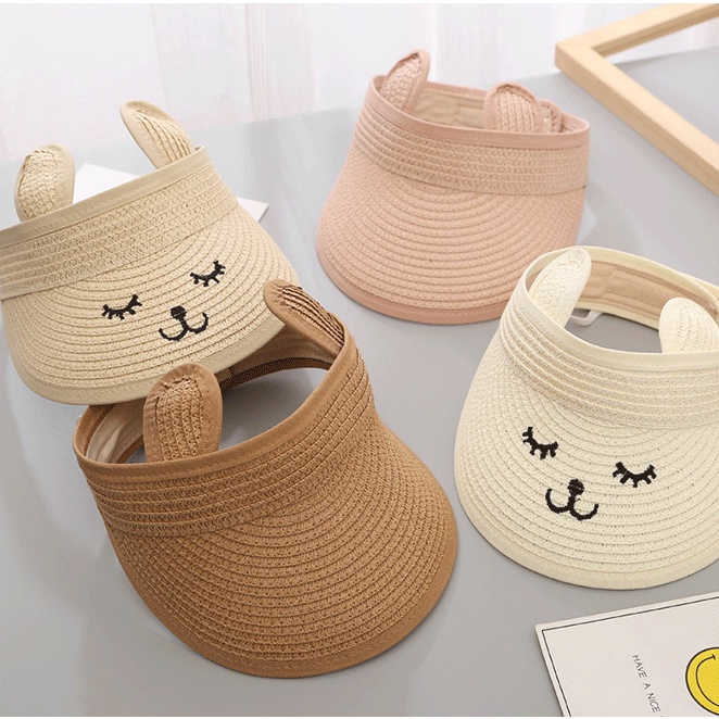 Nón Vành Che Nắng Hở Chóp Thời Trang Mùa Hè Cho Bé