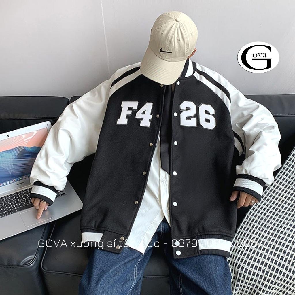 Áo Khoác Dù F426 2 Lớp Form Rộng Nam Nữ Unisex, Áo Gió Bomber Chống Nắng Ulzzang GOVA