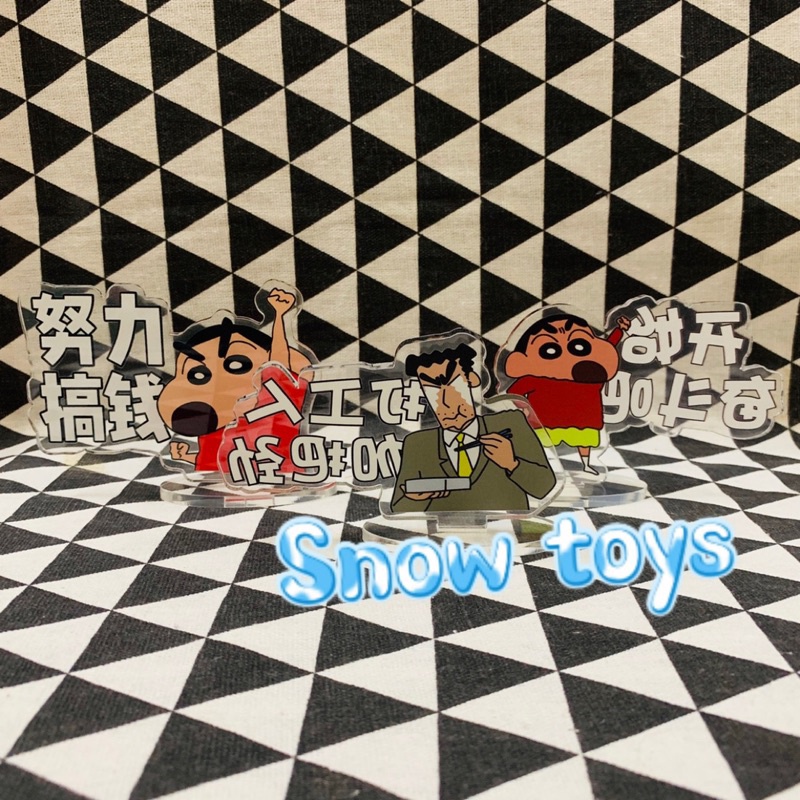 Mô Hình Tượng Standee Acrylic Mica Shin cậu bé bút chì - Nohara Shinnosuke Kazama Toru Sakurada Nene Sato Masao Bo