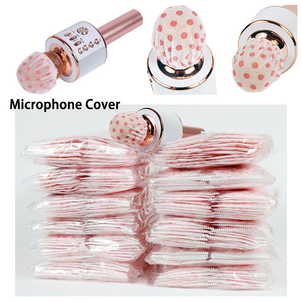 CHOOKEY Set 100 Vỏ Bọc Micro Vệ Sinh Bằng Vải Không Dệt Chắn Gió Dùng Một Lần