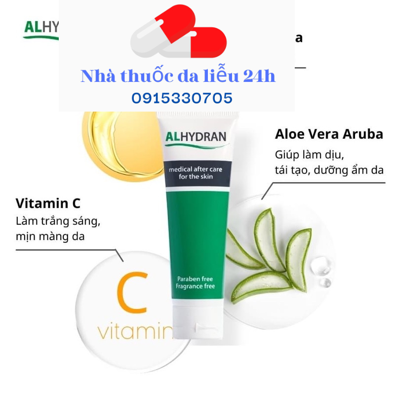 Kem dưỡng ẩm phục hồi Alhydran 30ml