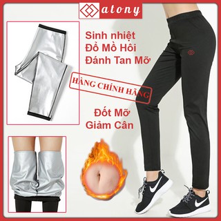 Quần Sinh Nhiệt Giảm Cân ATONY - Đổ Mồ Hôi, Tan Mỡ Bụng, Định Hình - Tập Gym, Yoga, Chạy Bộ, Boxing