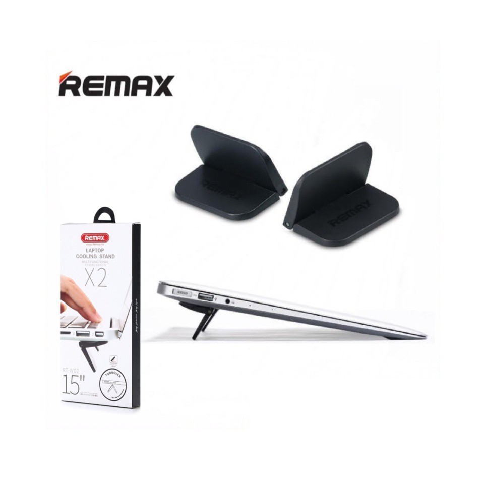 🌟CHÍNH HÃNG🌟 Đế tản nhiệt laptop macbook, đế tản nhiệt cooler master Remax COOLING STAND RT-W02 nhỏ gọn - CCN