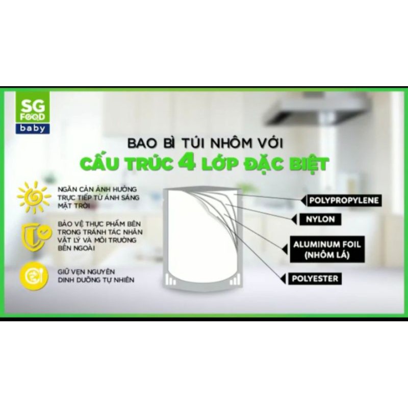 30 gói với 6 vị cháo tươi SG food