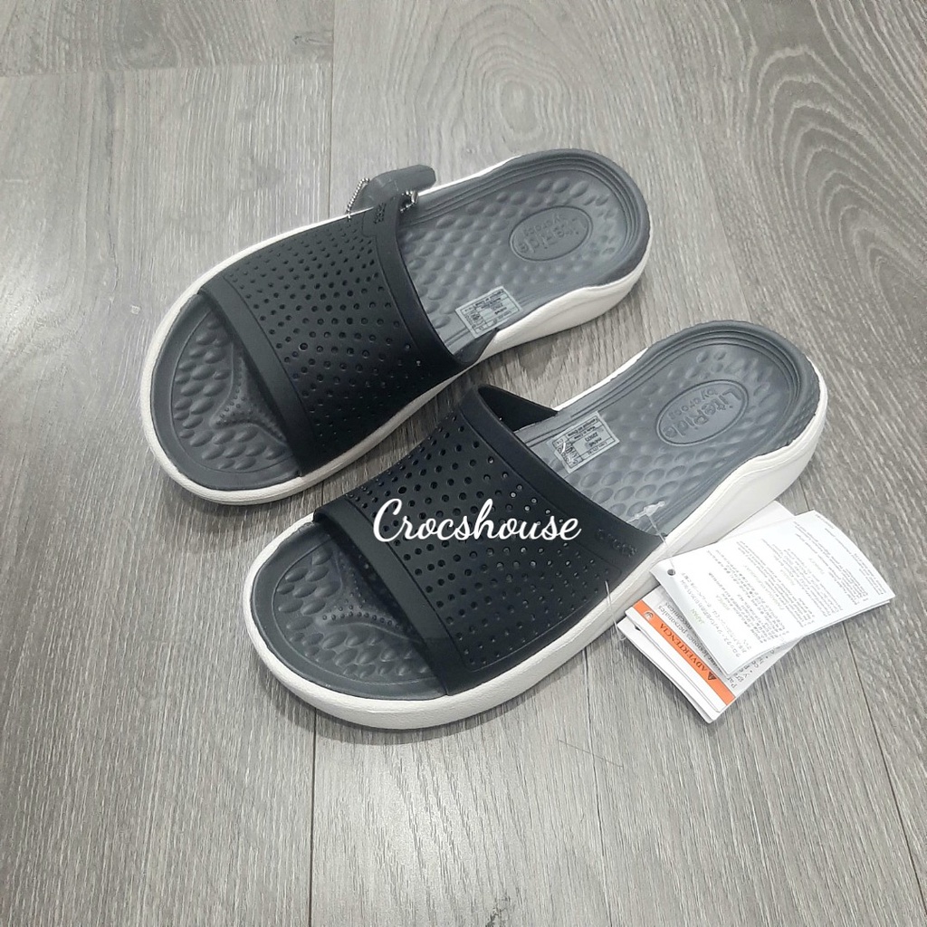 Dép quai ngang literide unisex siêu êm ,dép quai ngang crocs nam nữ mềm mại - Crocs House