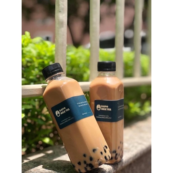 Chai nhựa 330ml đựng trà sữa, nước ép