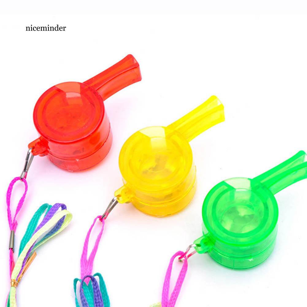 Còi Đồ Chơi Có Đèn LED Phát Sáng Nhiều Màu Làm Qùa 1/6 Cho Bé