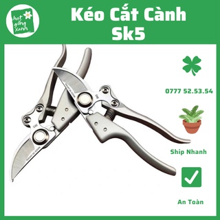 Kéo cắt tỉa cành cộng lực sk5 nhật bản chống gỉ