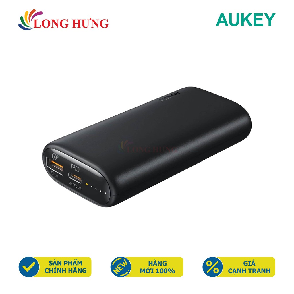 [Mã SKAMSALE06 giảm 10% đơn 150k] Sạc dự phòng Aukey 10000mAh 18W PB-Y36 - Hàng chính hãng