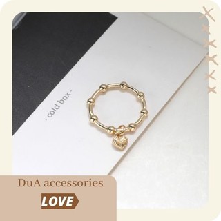 Nhẫn trái tim DuA accessories