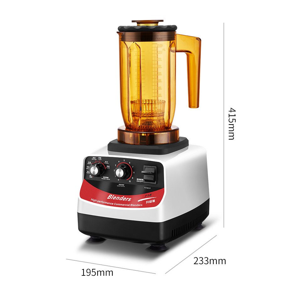 [Sỉ] Máy đảo trà E-Blender ST-816 2 cối - Công suất 1300W - Đồ dùng pha chế - Thiết bị máy móc pha chế