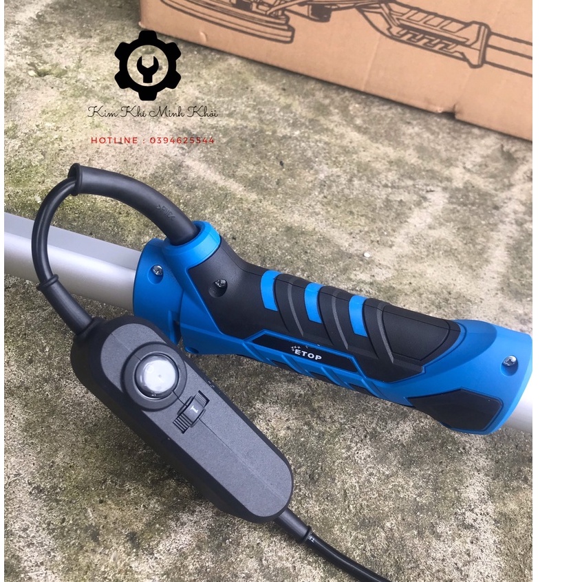 Máy chà tường cán dài, có đèn Etop XH-2309, 6 cấp độ có công suất lớn 1390W | Máy chà nhám tường hút bụi