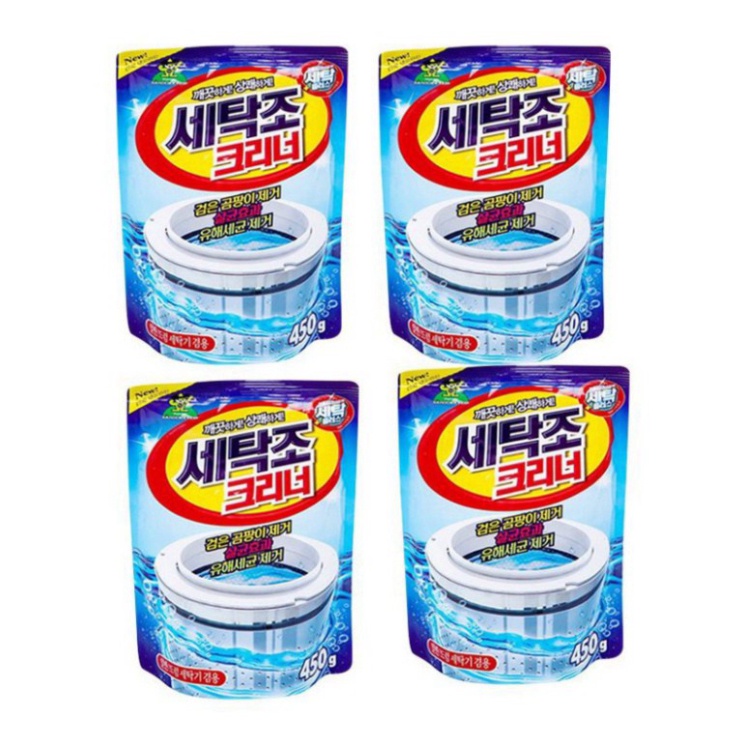 BỘT TẨY LỒNG VỆ SINH MÁY GIẶT HÀN QUỐC DẠNG VIÊN VÀ GÓI SANDOKKAEBI 450 GR