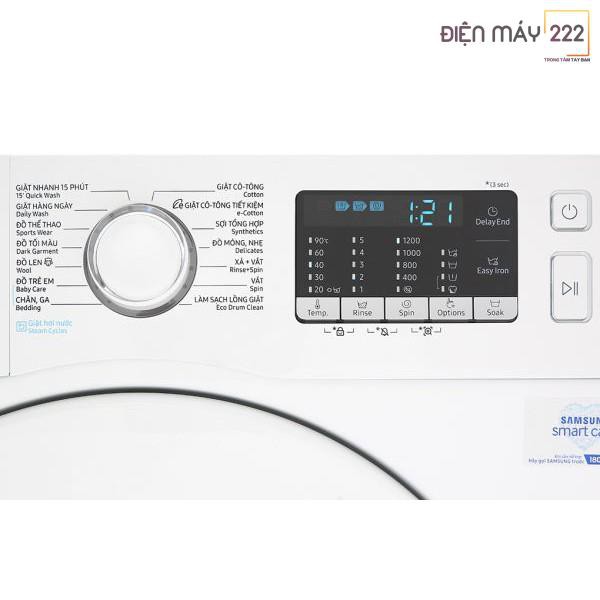 [Freeship HN] Máy giặt Samsung Inverter 8 kg WW80J52G0KW/SV Mẫu 2019 chính hãng