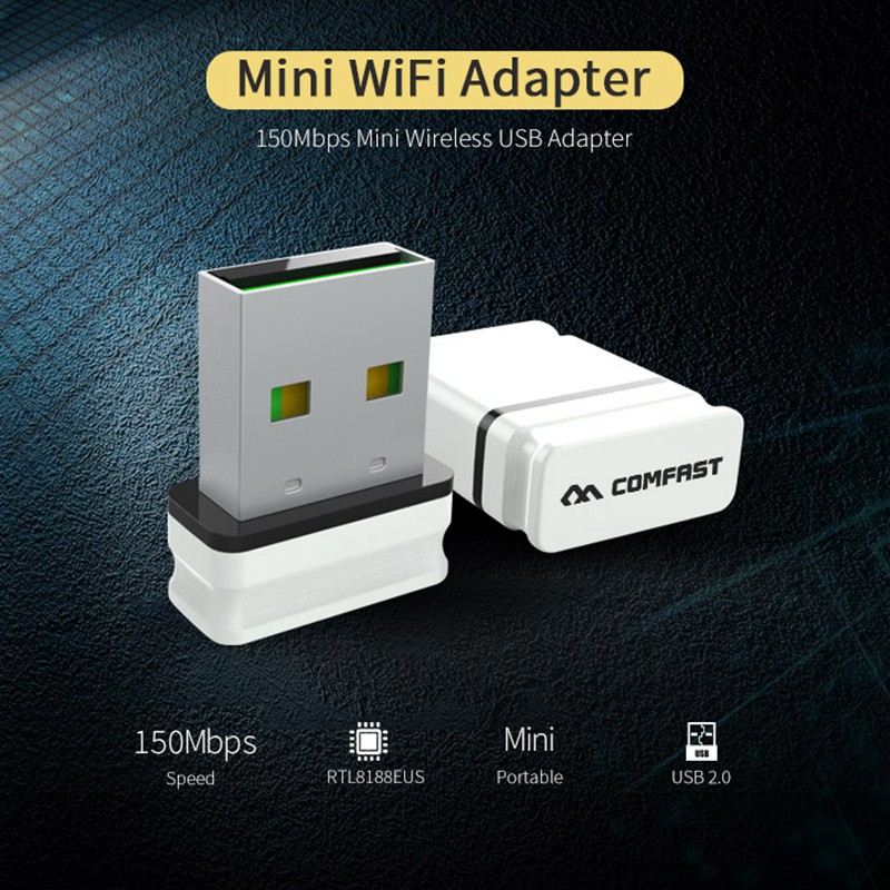 Usb Wifi Comfast Cf-Wu810N Wifi Dongle 2.4g Wifi Dongle 150mbps 802.11b / G / N