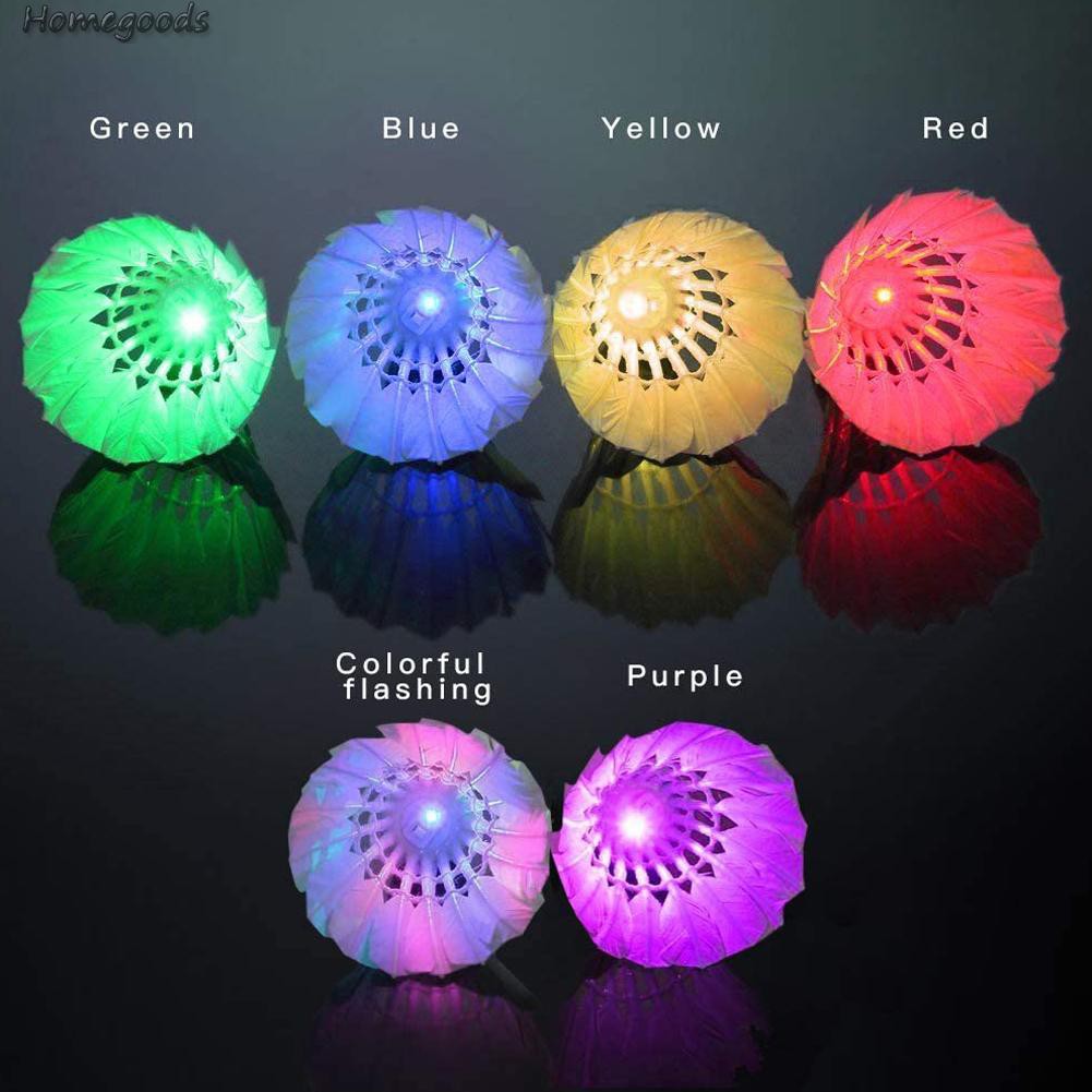 6 quả cầu lông có đèn Led tiện dụng