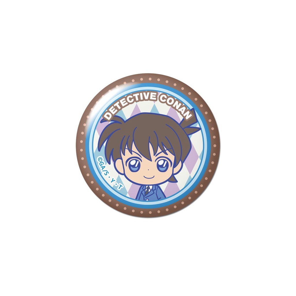 Combo 8 huy hiệu cài áo IN HÌNH Detective Conan Thám tử lừng danh anime chibi dễ thương tiện lợi m01
