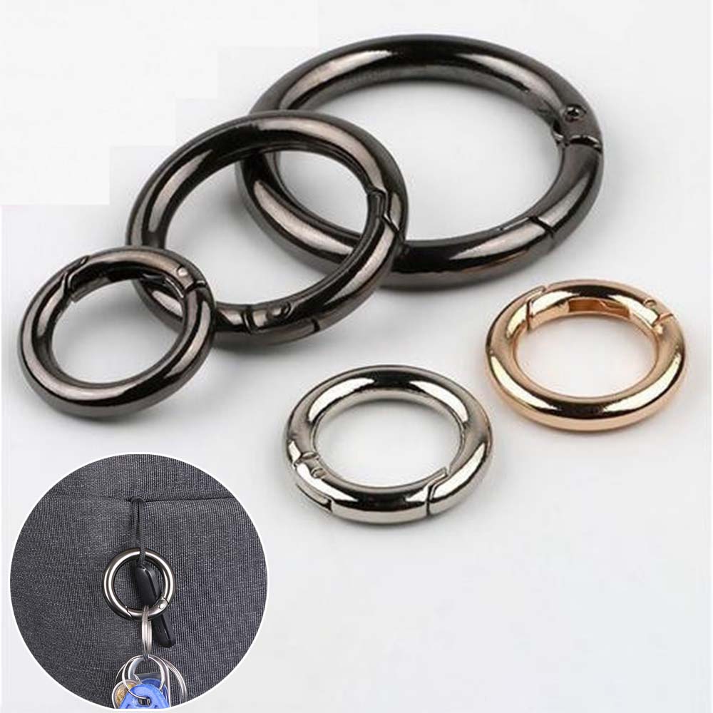 Set 2 Móc Khóa Chữ O Bằng Hợp Kim Kẽm Đa Năng