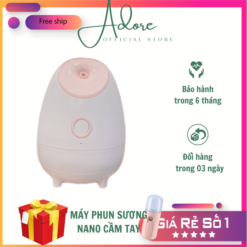 Máy Xông Mặt mini,Máy Xông Hơi Nóng Massage Mặt Spa tại nhà, Cấp Ẩm Làm Đẹp Da, Máy Xông Hơi Làm Đẹp