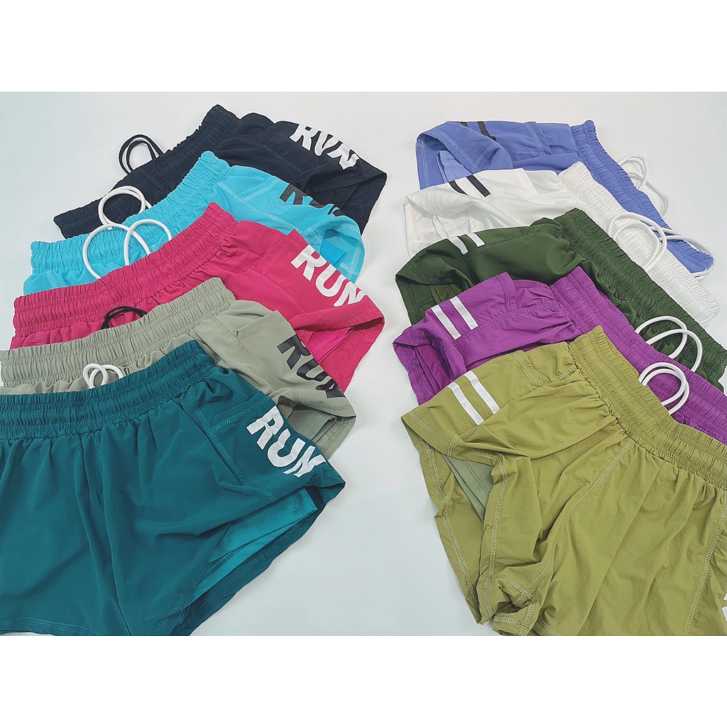 Quần Đùi Thể Thao Nữ 2 Lớp Boxer Run Siêu Xinh