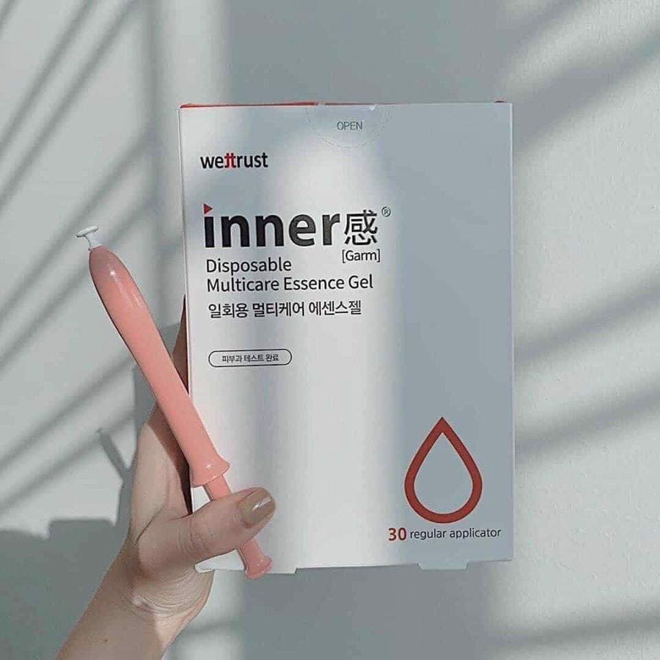 [Hộp 30 ống] Dung dịch vệ sinh vùng kín đa năng Inner Gel Wettrust Hàn Quốc