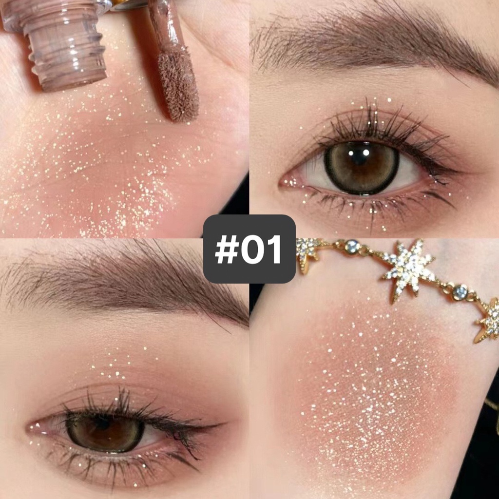 Phấn mắt dạng kem Cappuvini dễ tệp vào da lâu trôi tone màu hồng nâu trầm thích hợp kiểu trang điểm hàng ngày tự nhiên