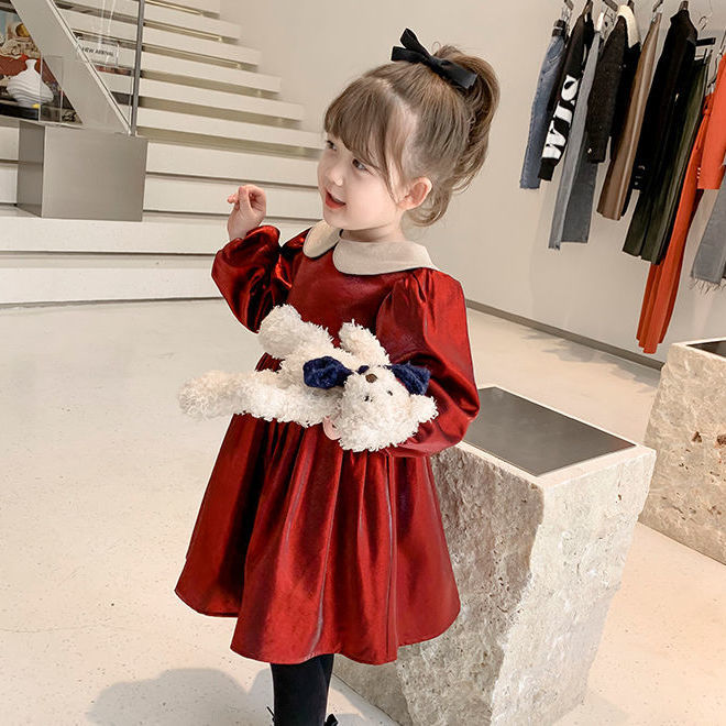 Đầm Công Chúa Tay Dài Thời Trang 2020 Xinh Xắn Dành Cho Bé Gái