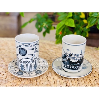 Cốc uống trà men dạn bát tràng