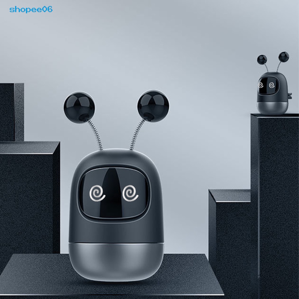 Tinh dầu gắn điều hòa xe hơi hình robot bằng hợp kim nhôm