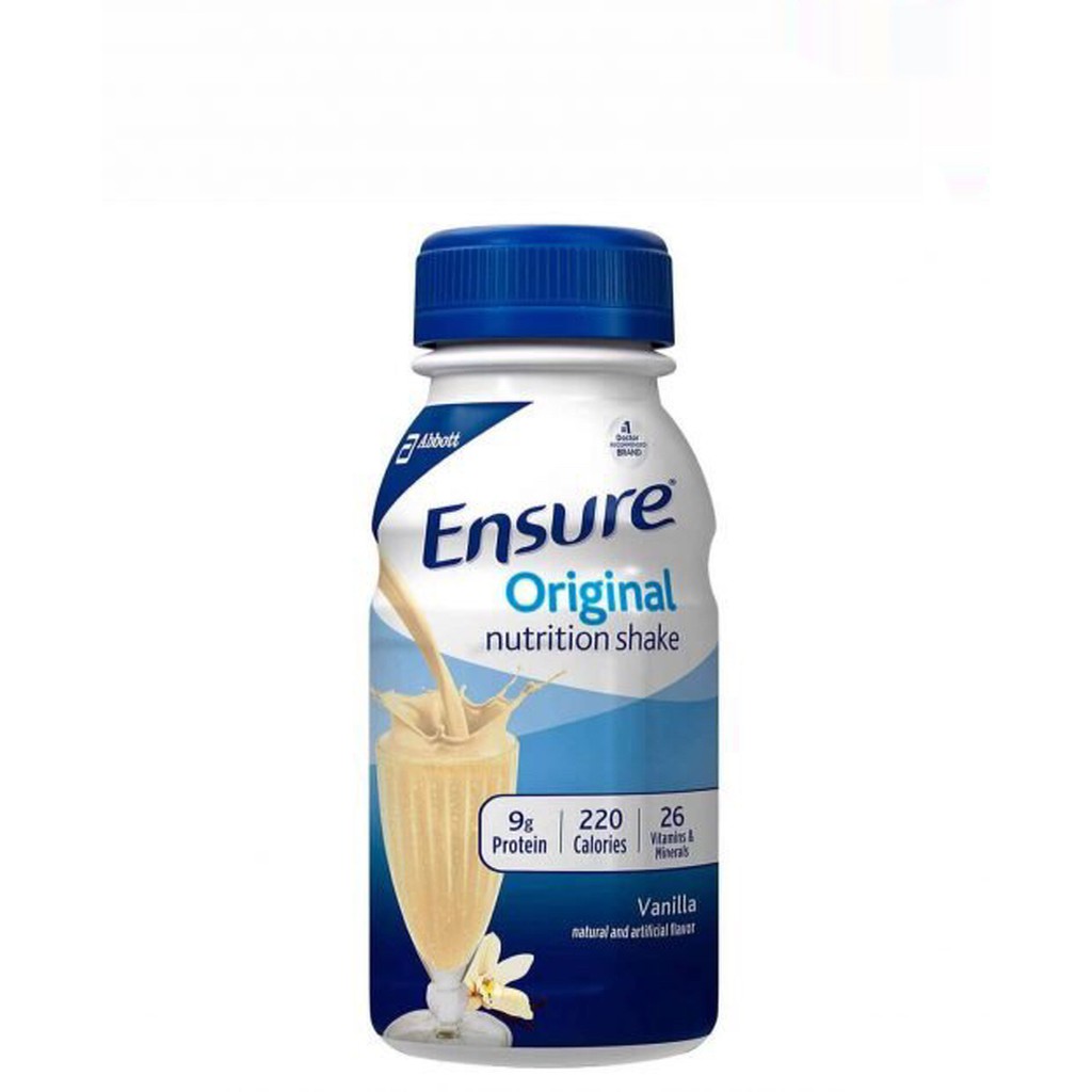 Sữa Ensure nước hương Vani Ensure Original chai 237ml