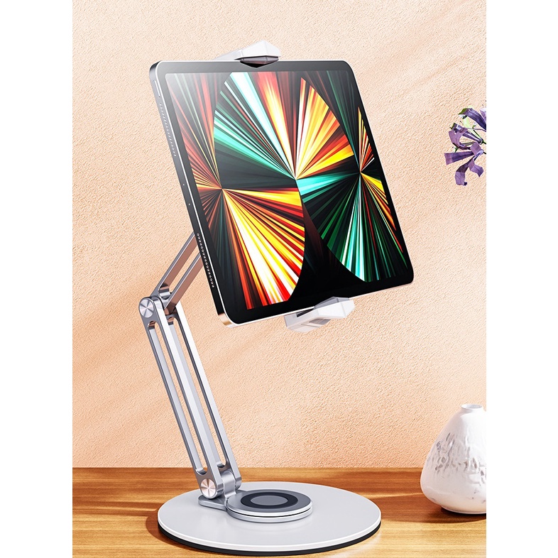 Giá đỡ điện thoại ipad, Kệ kẹp ipad máy tính bảng, galaxytab cao cấp kẹp giữ chắc chắn, xoay 360 độ L07.