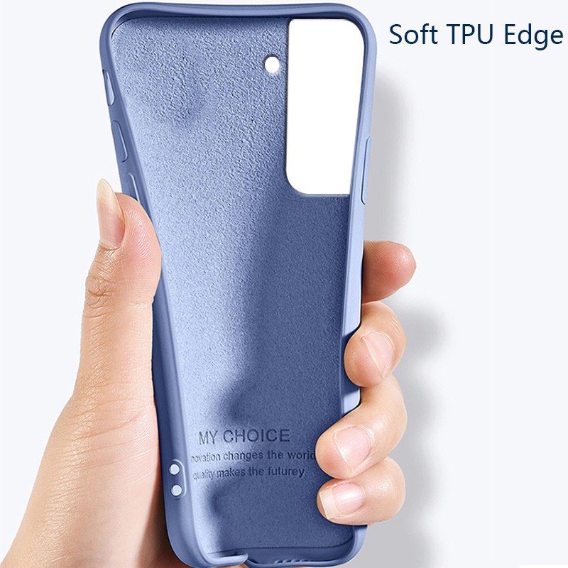 Ốp điện thoại Silicon dẻo màu trơn chống sốc xinh xắn cho Samsung Galaxy S21 S21 Plus Ultra 5g | BigBuy360 - bigbuy360.vn