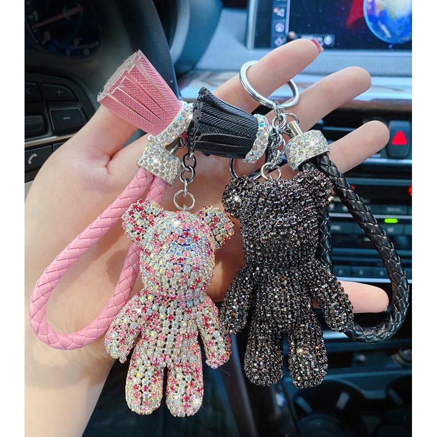 Móc khoá Gấu đính đá thời thượng Bearbrick