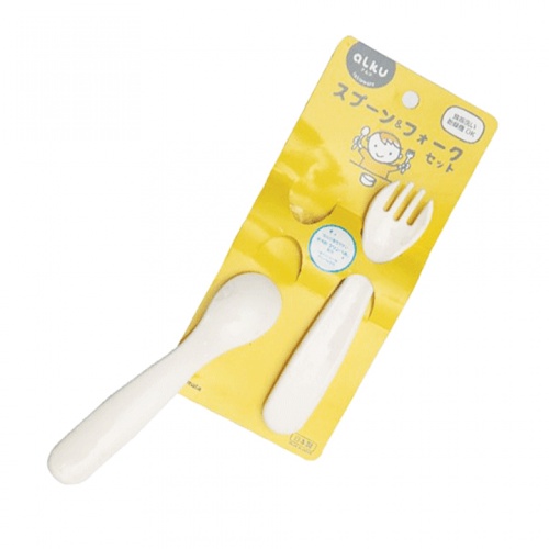[Nhật Nội Địa] Bộ Thìa Dĩa Cho Bé Ăn Dặm Chủ Động