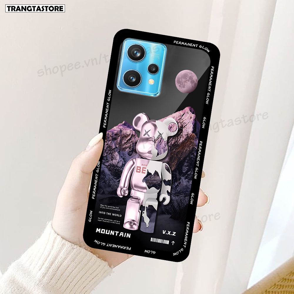 Ốp Realme 9i / 9 Pro in hình gấu Bearbrick,Mountain,xanh,đen,đỏ giá rẻ