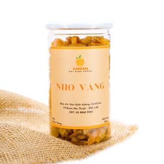 500Gram Nho Khô Vàng Ngọt Dịu, Không tẩm đường trái lớn