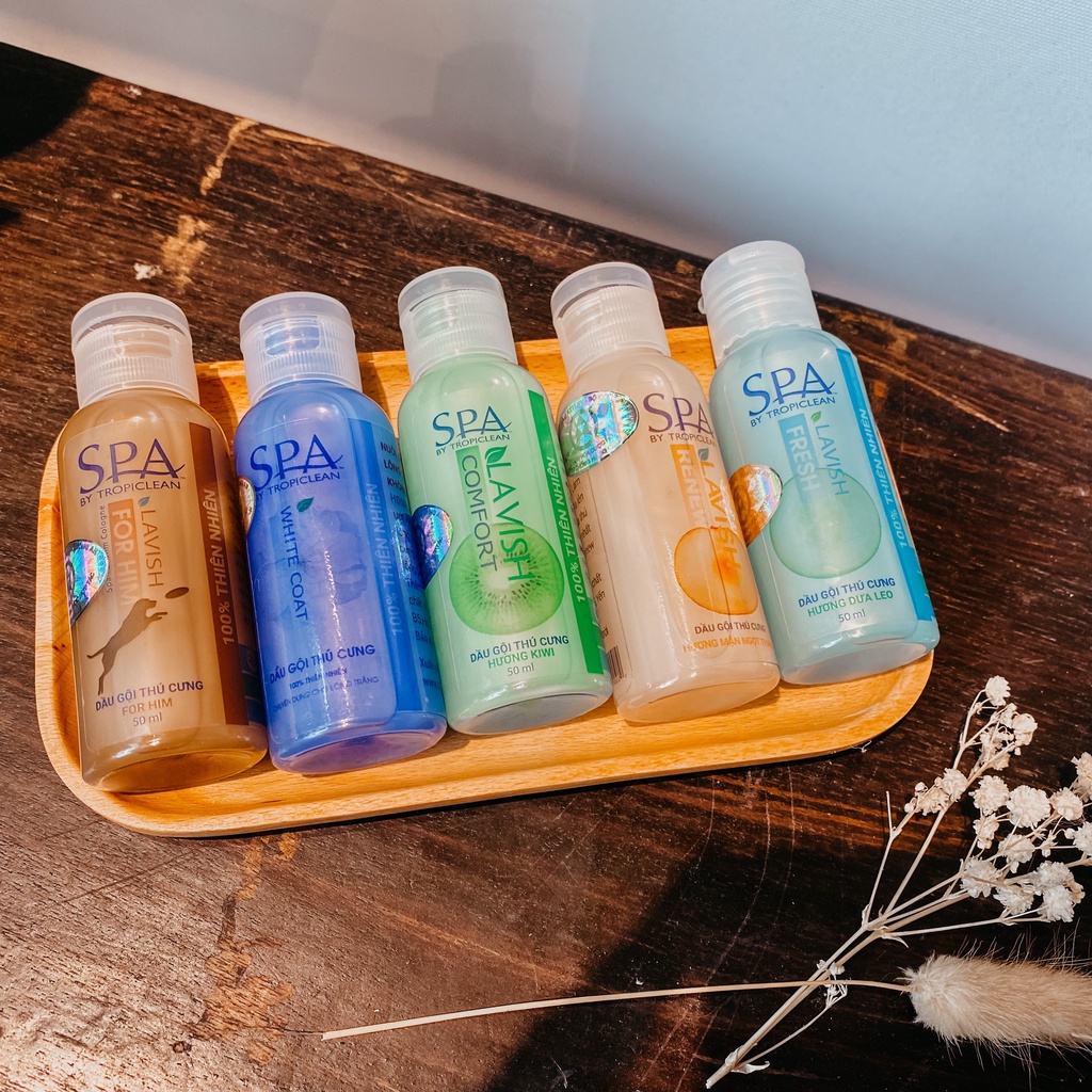 Sữa tắm/ Nước hoa Spa Tropiclean cho chó mèo