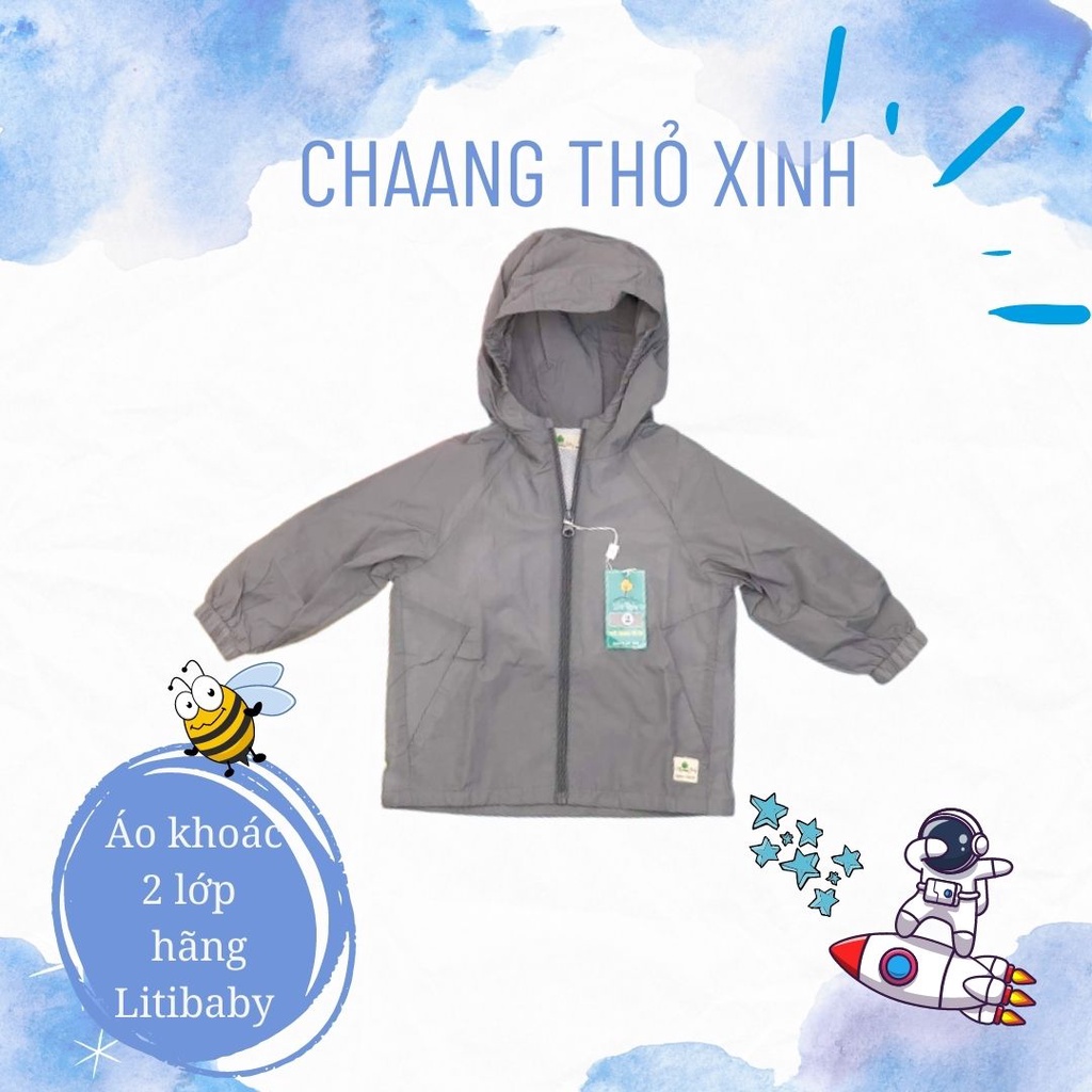 Áo gió lót lưới hãng Litibaby cho bé size 2-8