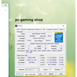 cpu intel G4400, bộ vi xử lí máy tính intel
