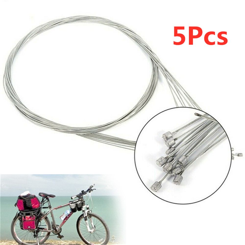 Set 5 Dây Cáp Chuyển Số Xe Đạp Leo Núi 2m Bằng Thép Siêu Bền Nhiều Màu