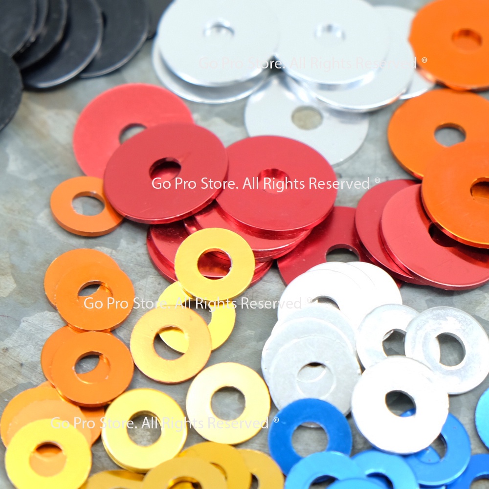 Lông Đền Nhôm Màu Lỗ 6MM (6 LY) Gắng Xe Máy VT1K